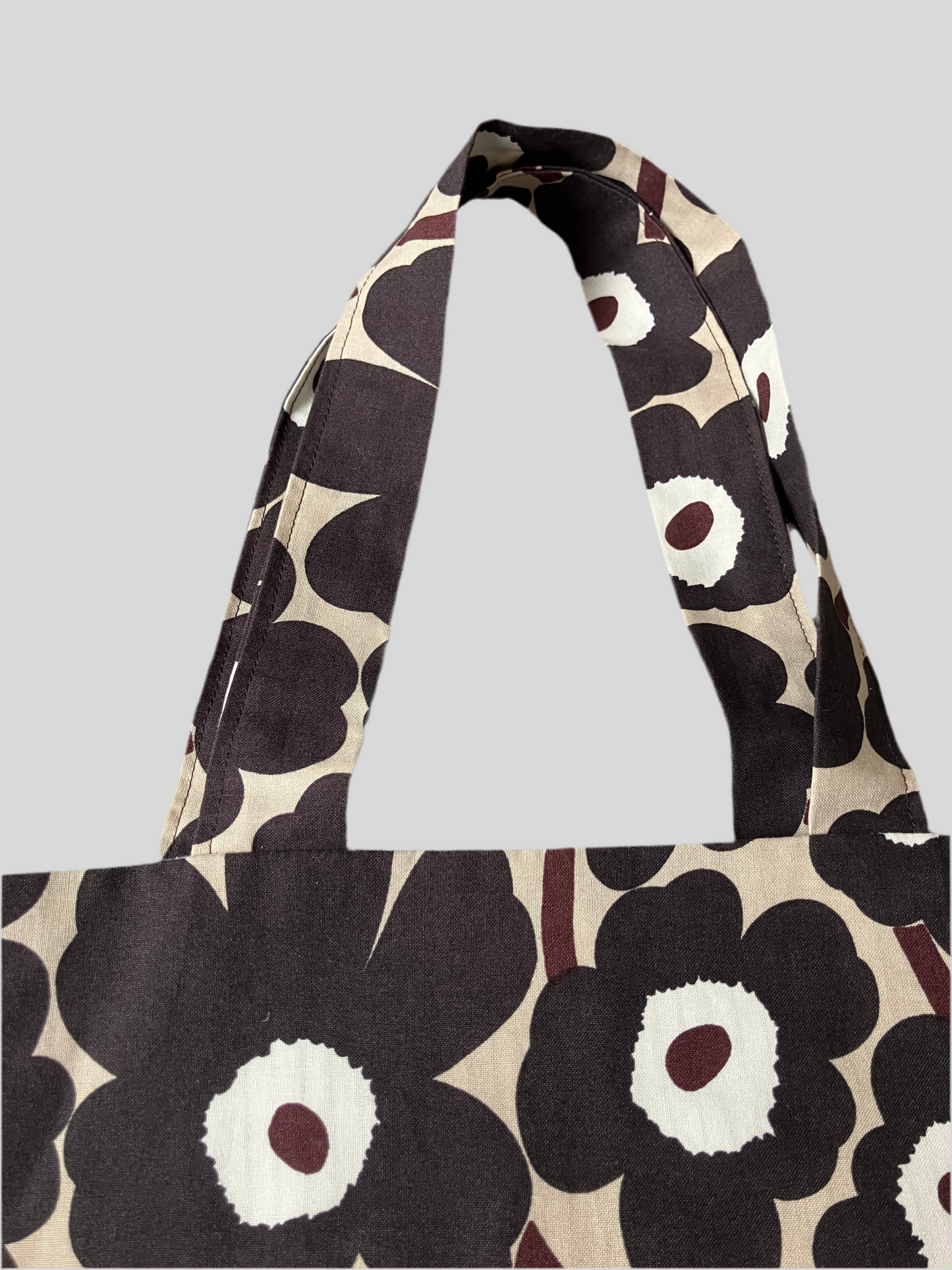 marimekko unikko tote bag(light brown)