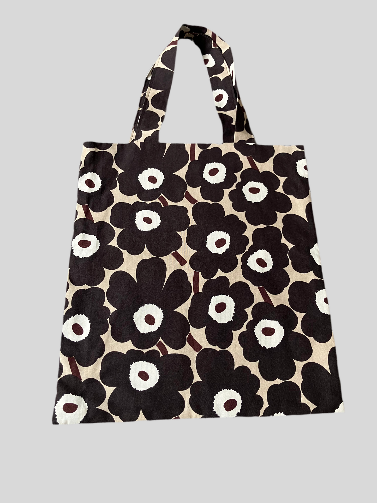 marimekko unikko tote bag(light brown)