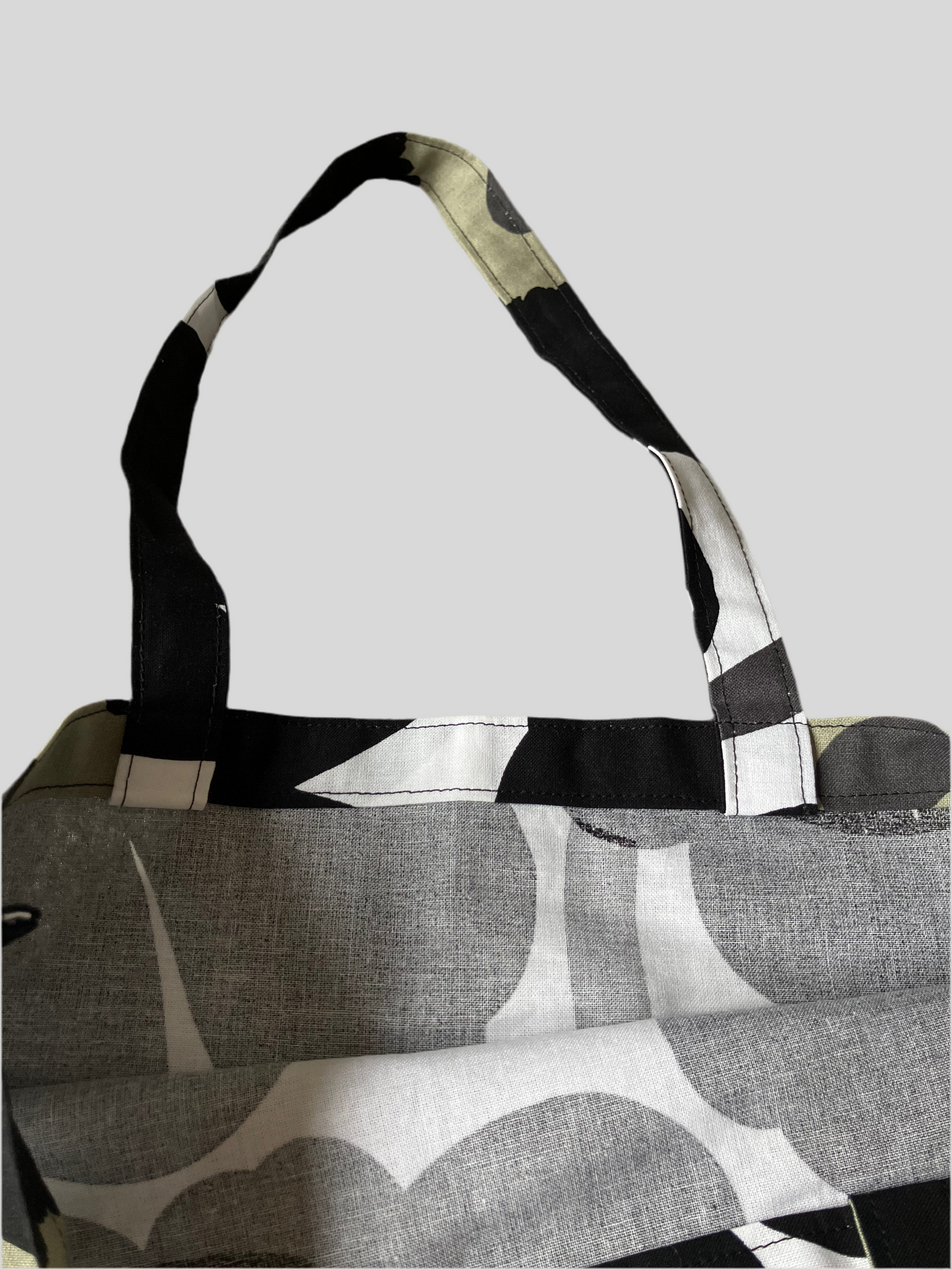 marimekko unikko tote bag(brown)