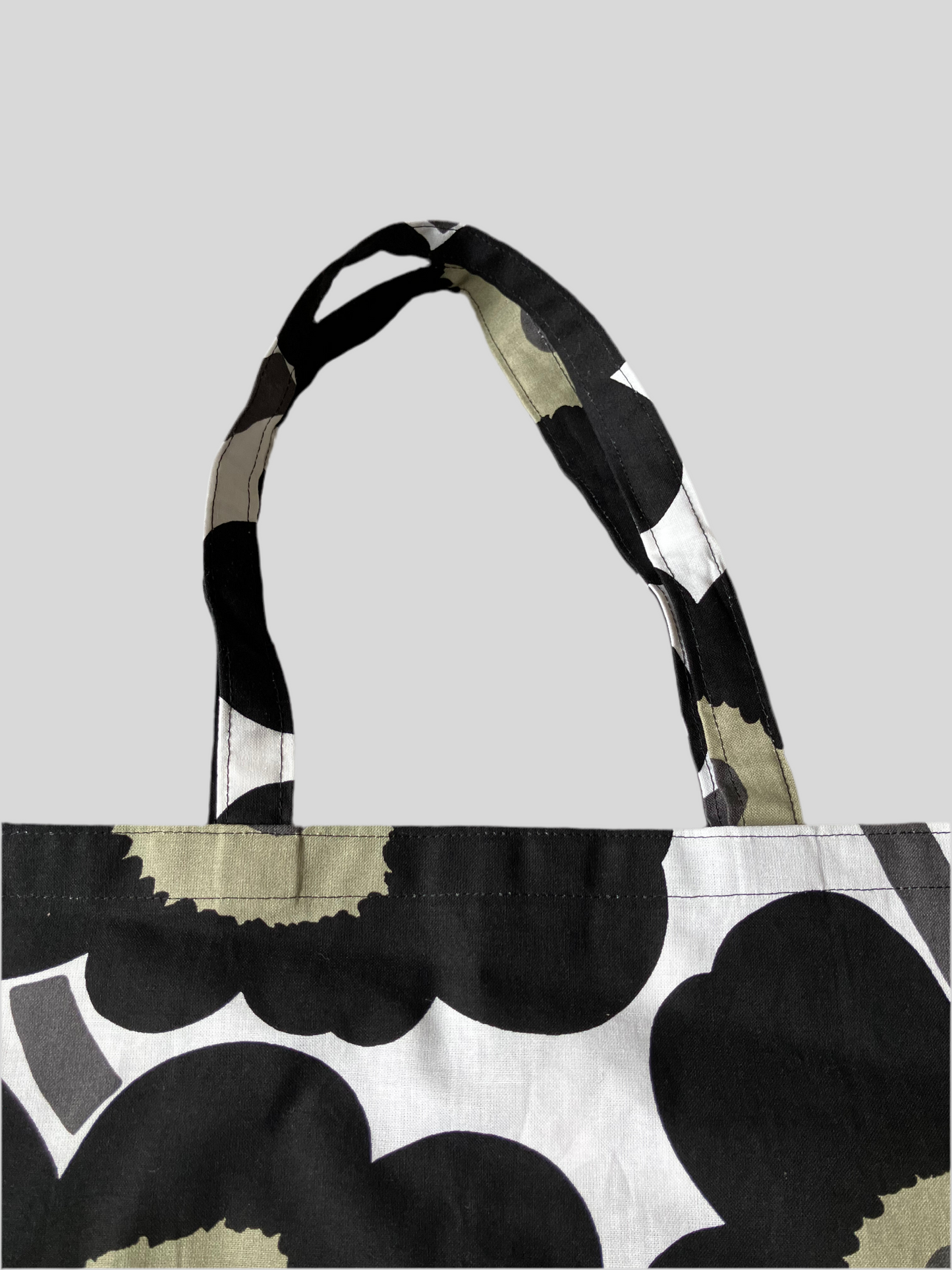marimekko unikko tote bag(brown)